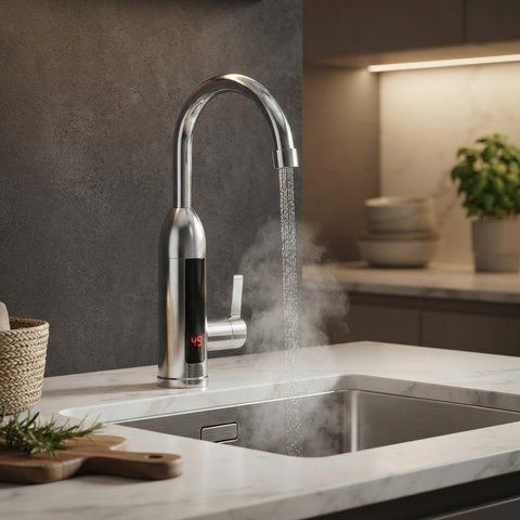 Проточний електричний водонагрівач Delimano RX-012 650 фото