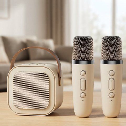 Портативна Bluetooth-колонка з двома мікрофонами 682 фото